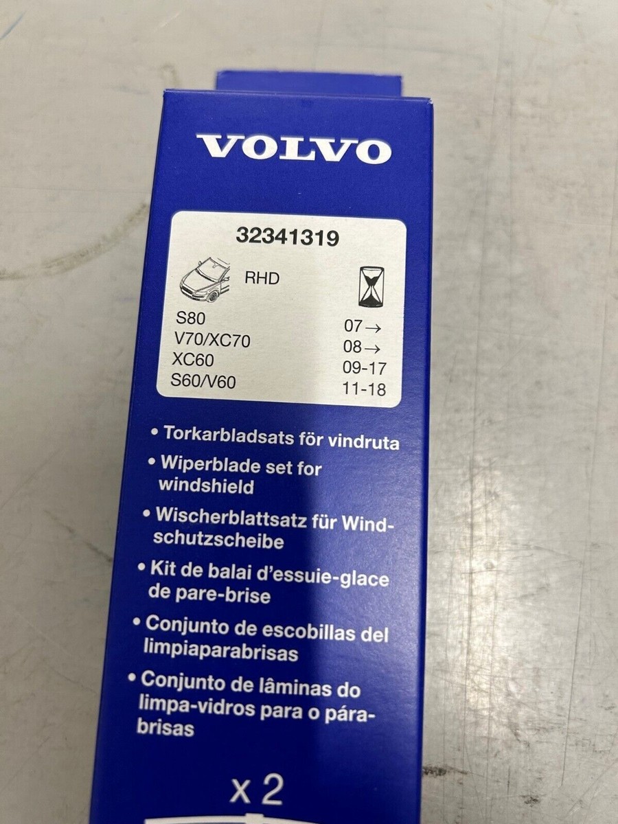 Genuine Volvo Wipers 32341319 S80 07-, V70/XC70 08-, XC60 09-17