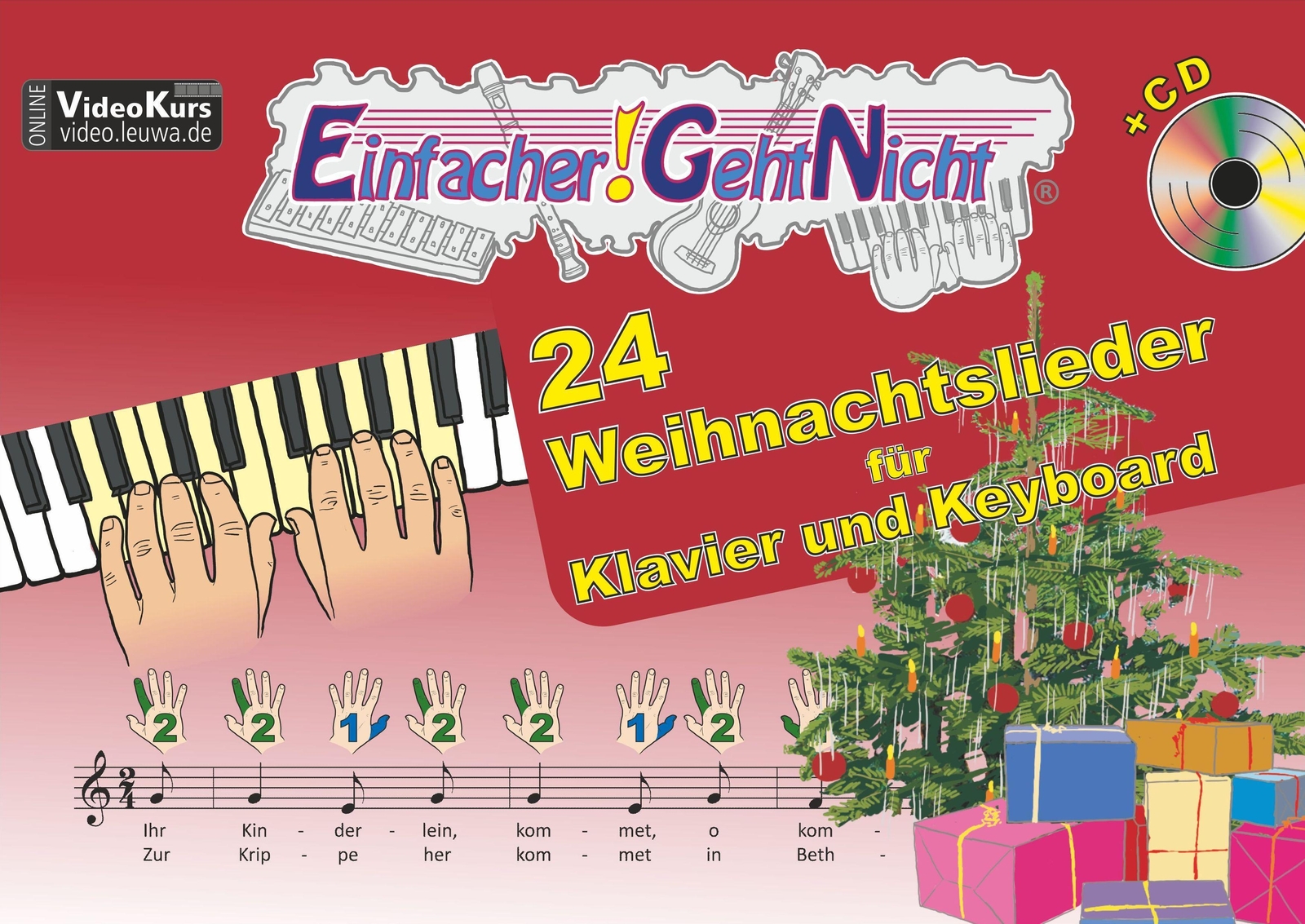 Thumbnail - Einfacher-geht-nicht: 24 Weihnachtslieder Für Klavier Und Keyboard Mit