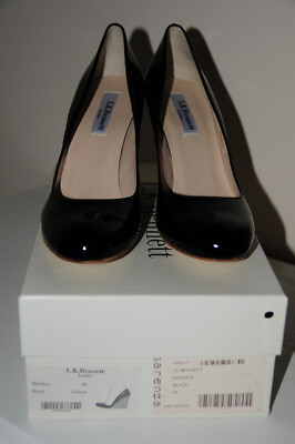 LK Bennett Maddox black patent, size UK5 UK