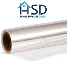 80cm Folded Clear Cellophane Gift Wrapping Birthday Wedding Flower Hamper Wrap