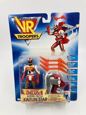 Saban's VR Troopers Deluxe Hyper Tech Kaitlin Star Kenner 1995 new & sealed