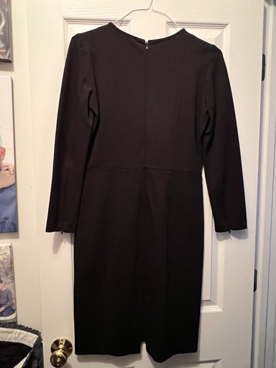 J Crew Leather Panel Dress Size