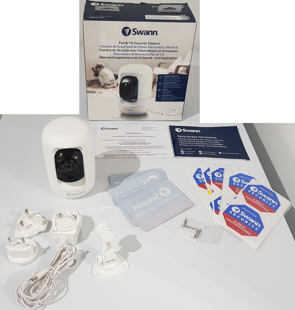 SWANN SWIFI-PTCAM2 PAN TILT SECURITY CAMERA