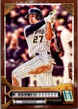2022 Topps Gypsy Queen #191 Willy Adames - Milwaukee Brewers Burnt Umber #/399