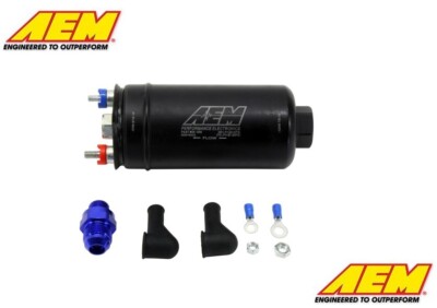 New Genuine Authentic AEM external inline fuel pump kit 50-1005