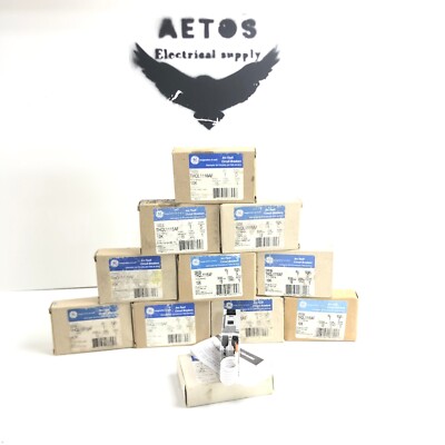 GE THQL1115AF Circuit Breaker 1 Pole 15 Amp 120 VAC ( lot of 10)