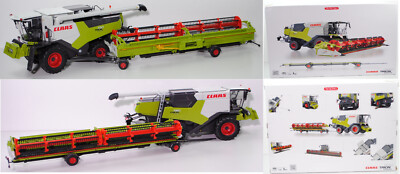WIKING 077857 CLAAS TRION 720 Mähdrescher mit Bandschneidwerk CONVIO 1080, 1:32