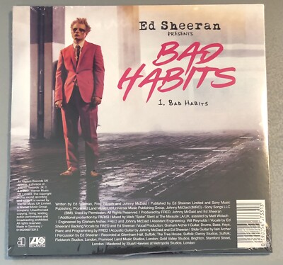 Ed Sheeran Bad Habits 2021 1 Track CD Single | eBay
