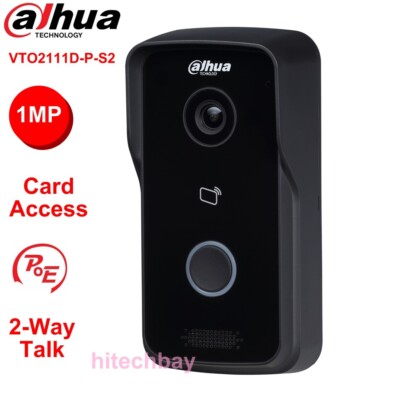 Dahua VTO2111D-P-S2 Doorbell IP Villa Door Station Video Intercom PoE 2-Way Talk