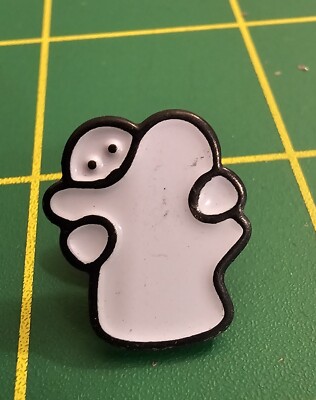 Hugging Scared Pin Two 2 Hugging Ghosts Halloween Jacket Hat Lapel Pin | eBay