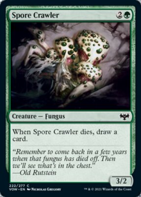 MTG Innistrad Crimson Vow *FOIL* C Spore Crawler #222