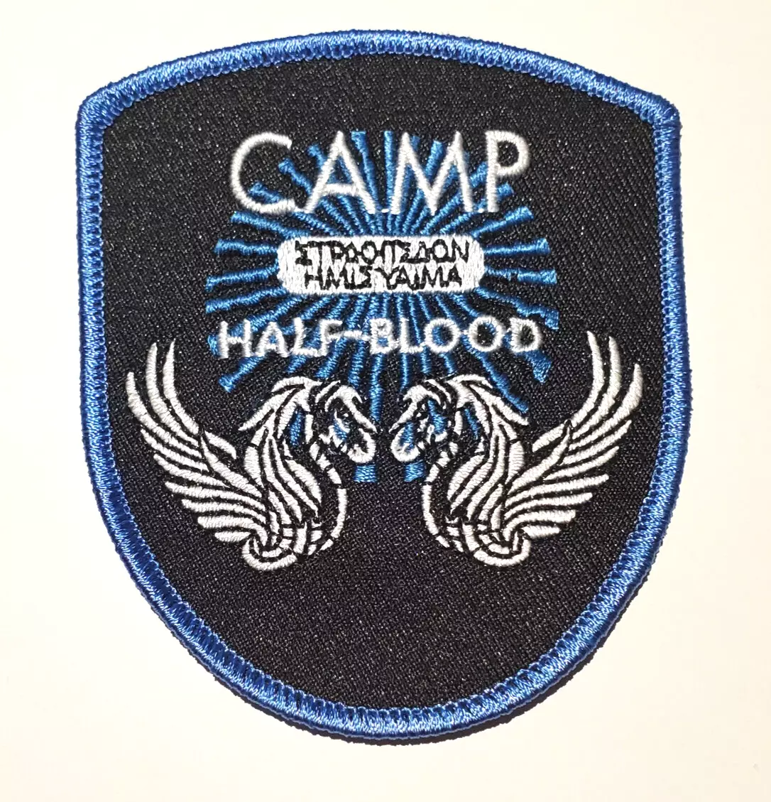 Percy Jackson Half-Blood Logo 3.5 Embroidered Patch-Mailed from