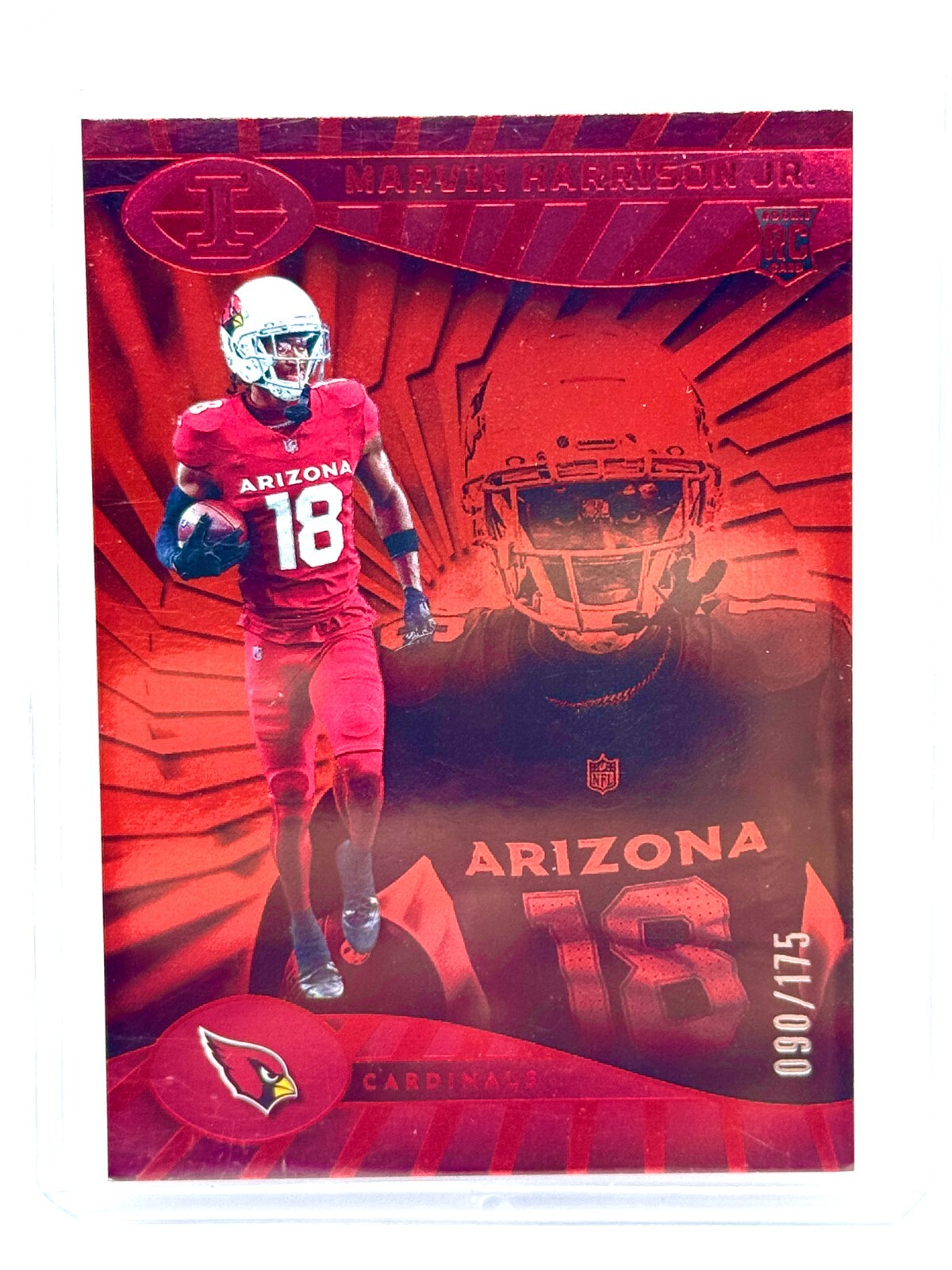 2024 Panini Illusions - Marvin Harrison Jr. #3 (RC) /175 Red Color Match!