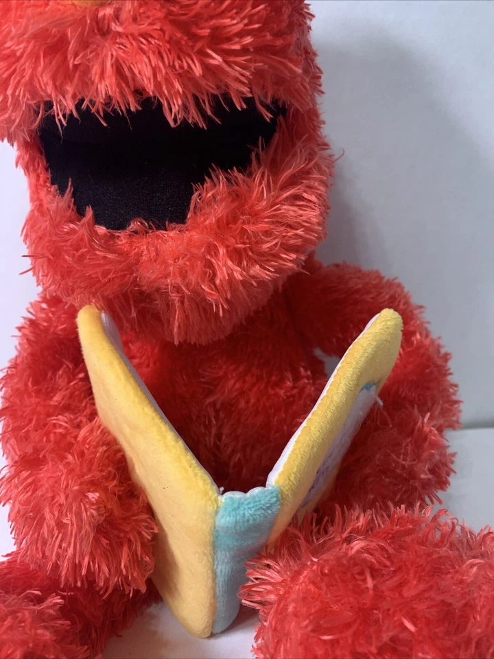 Gund Talking ELMO Reads Nursery Rhymes Plush Doll 14" Sesame Street 2016 Works! - Image 3 of 4