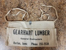 Nail Apron Gearhart Lumber Company General Contractors Harlan, Nebraska, #2