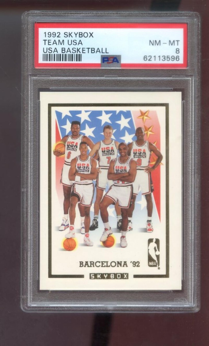 1992-93 Skybox Dream Team USA Olympic Barcelona Michael Jordan PSA