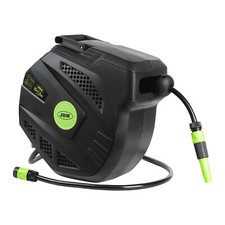 Avvolgitubo Automatico Acqua Giardino Autoavvolgente con pompa da 15 mt JBM53882