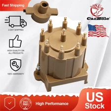 Ignition Distributor Cap And Rotor Kit HEI Tan 8132 For Chevy GMC V8 1987-1995