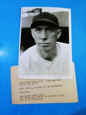 1933 Associated Press TYPE 1  5x7 Photo Senators baseball player ALEX MCCOLL