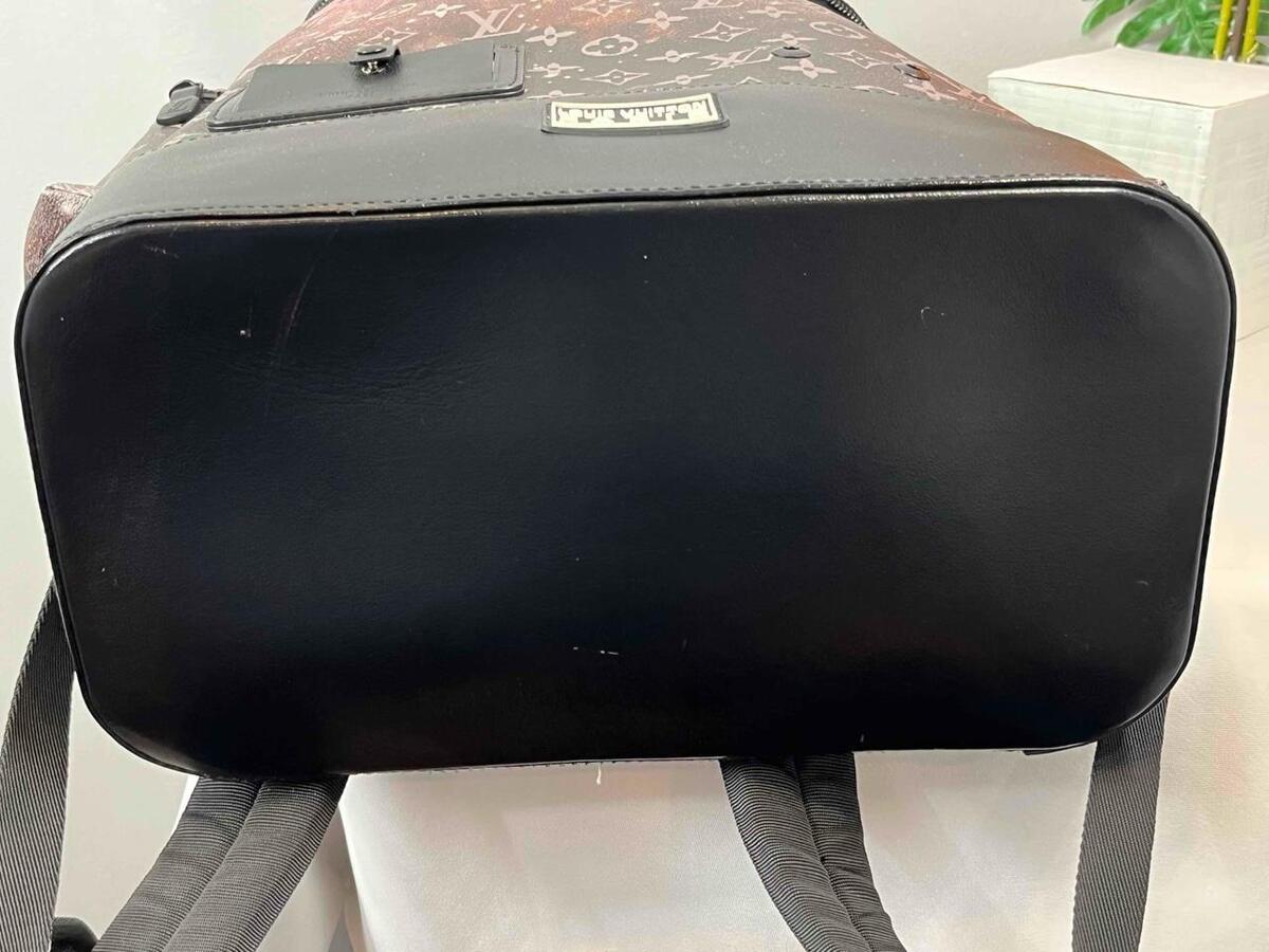 LOUIS VUITTON Monogram Galaxy Black Multicolor Alpha LOUIS VUITTON Monogram Galaxy Black Multicolor Alpha