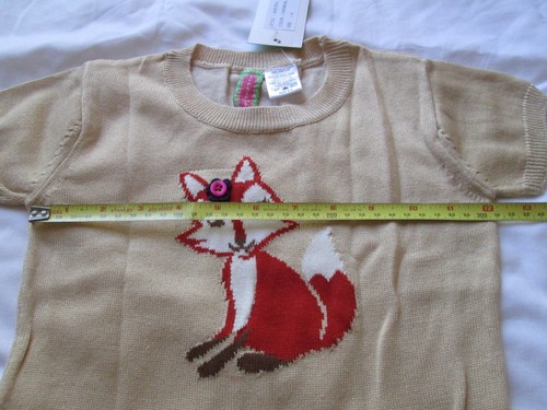 ❤ Girls FOX sweater dress NEW 4 4T NEW Sophie Sam Gymboree inspire NWT - Picture 5 of 24