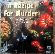 BePuzzled Classics A RECIPE FOR MURDER 1000 Piece Mystery Jigsaw Puzzle