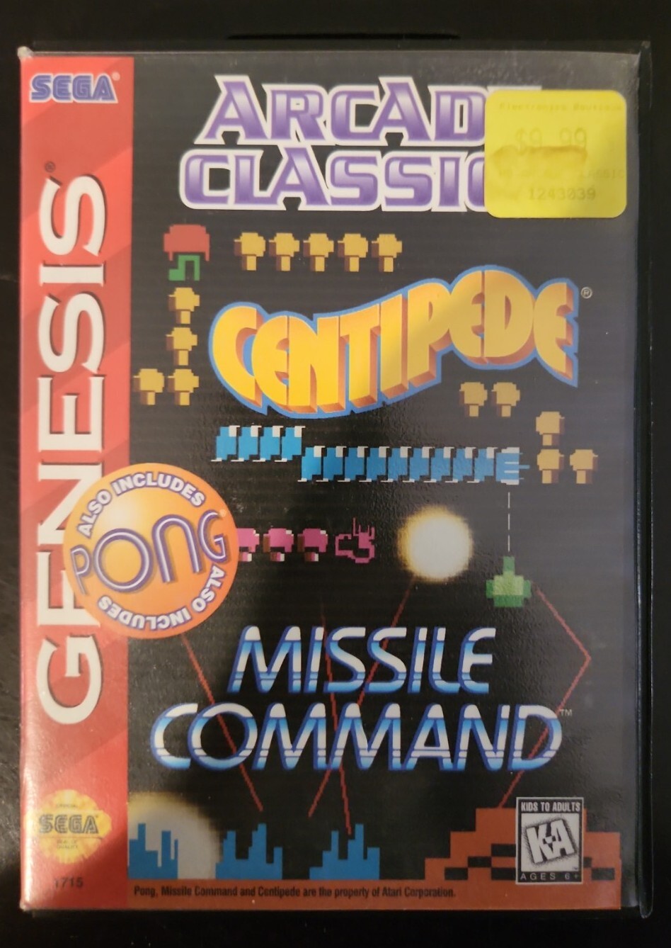 売却 Arcade Classics アーケードクラシック 中古 Genesis北米版 fawe.org