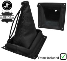 SCHWARZ NAHT LEDER HANDBUCH SCHALTSACK+KUNSTSTOFFRAHM F?R KIA SPORTAGE 95-03