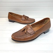 I N C International Concepts Men’s Brown Genius Leather  Loafers Sz 11.5 D