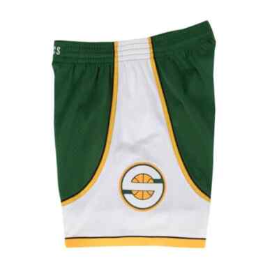 Mitchell & Ness × NBA ハーフパンツ ソニックス Mens Mitchell & Ness NBA Swingman Shorts Seattle Super Sonics Road