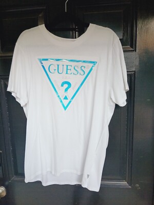 GUESS×JENNIFER LOPEZ USA限定販売Tシャツ L ホワイト GUESS Los Angeles Short Sleeve T-Shirt White Red Womens Size