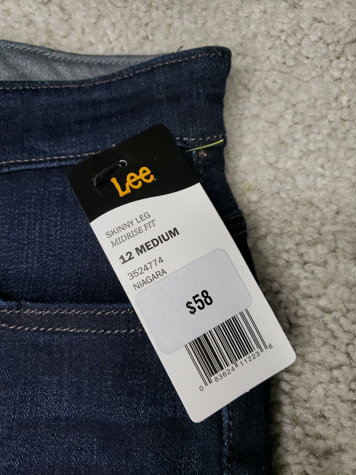 lee midrise fit dream skinny leg