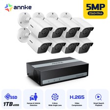 ANNKE 3K Lite 8CH DVR 1TB eSSD 5MP Security Camera System CCTV Human Detection