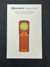 OLIGHT Perun 2 Mini 1100 Lumens Rechargeable LED Headlamp Orange Flashlight New