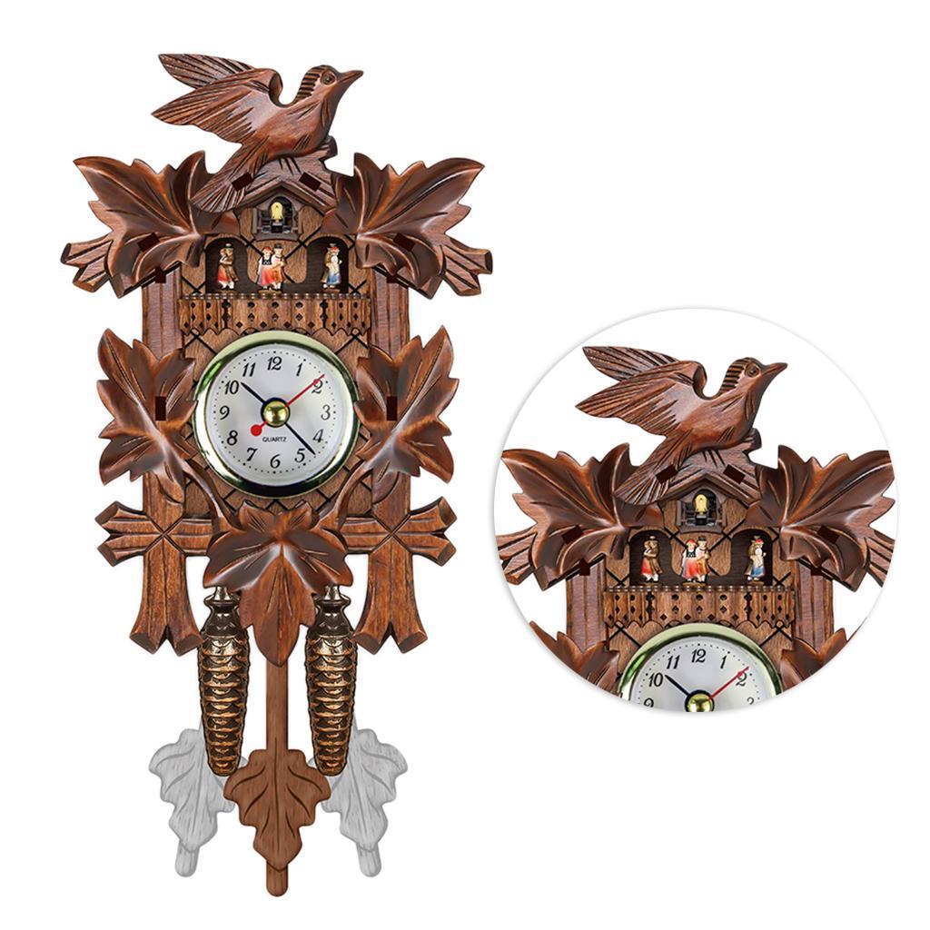 AILOOCEDI Kuckucksuhr Wanduhr - Vintage Baumhaus Design Für Wohnzimmer & Küche