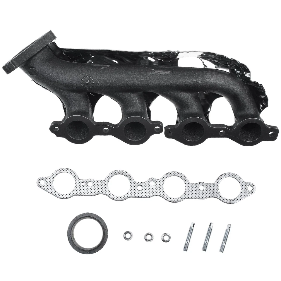 2x Colector de escape izquierdo y derecho con kit de junta para GMC Savana Sierra 2500 Yukon Foto 3 de 4