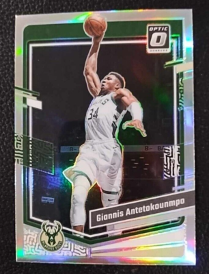 2024 Donruss Optic Giannis Antetokounmpo WS Prizm+EX Prizm+Silver