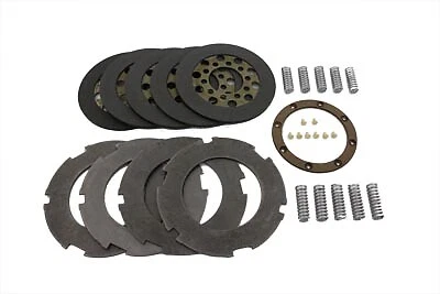 Kit de paquete de embrague tipo policía para Harley V-Twin 1941-84 FL 1941-48 UL 1971-84 FX Foto 2 de 4