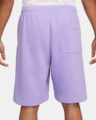 Nike Club Fleece Men's Purple Sweat Shorts FN1857-567 | eBay