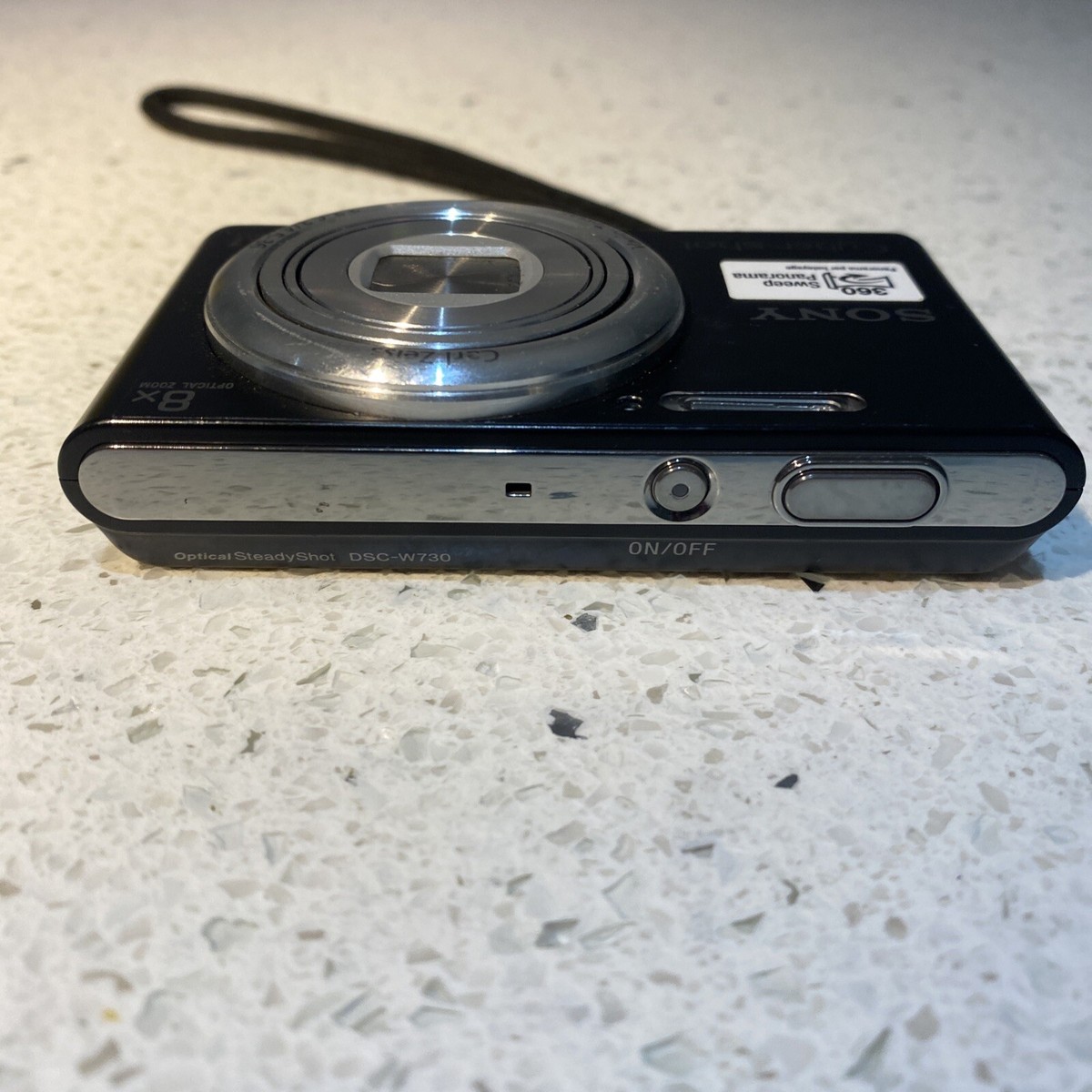 Sony Cybershot DSC-W730 Compact Digital Camera (black)(with