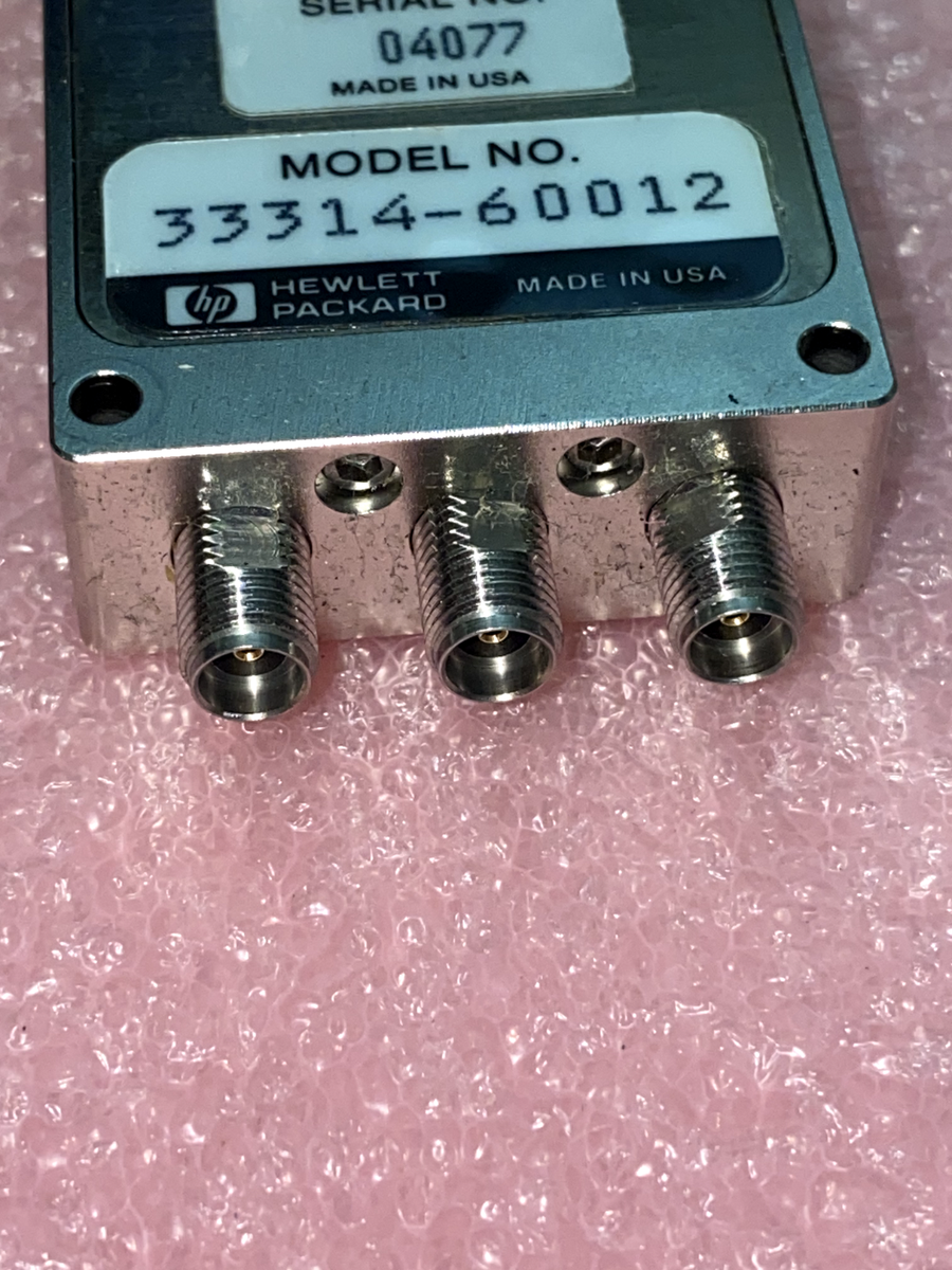 Agilent 33314-60012 26.5GHz 24V 3.5mm RF coaxial microwave