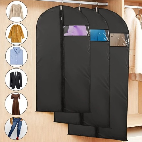 Set of 5 Garment Bag Suit Bag for Storage and Travel 40 Inch Washable Suit Cover - Picture 10 of 10