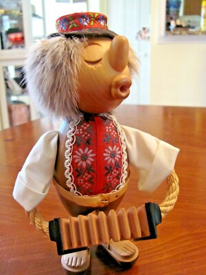 Casagrande カサグランデ CASY BOYS 木製人形 アコーディオン CASIBOY ANRI CASAGRANDE ITALY WOOD ALPINE MUSICIAN ACCORDIoN