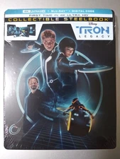 NEW - TRON LEGACY LIMITED EDITION STEELBOOK - 4K ULTRA HD + BLU-RAY + DIGITAL