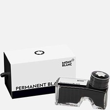 Montblanc Permanent Black Ink Bottle 60ml Fountain Pen Ink New