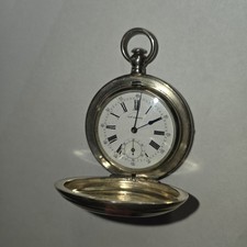 4-Deckel-Taschenuhr-875 Silber-Russland?läuft perfekt-Videofilm-