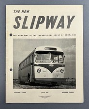 Revista Saunders-Roe Slipway julio 1952 carrocería de autobús Rivaloy SARO