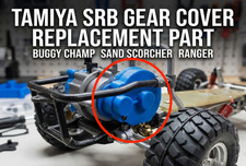 Tamiya SRB Gear Cover Replacement Part, Buggy Champ Sand Scorcher Ranger (Black)