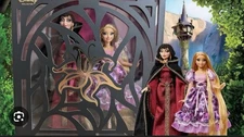 Disney’s Tangled Rapunzel & Mother Gothel Doll Set Mattel Creations Shipper Box