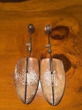 Pair Of Vintage  Antquie 1950's Wooden Adjustable Shoe Tree Stretchers